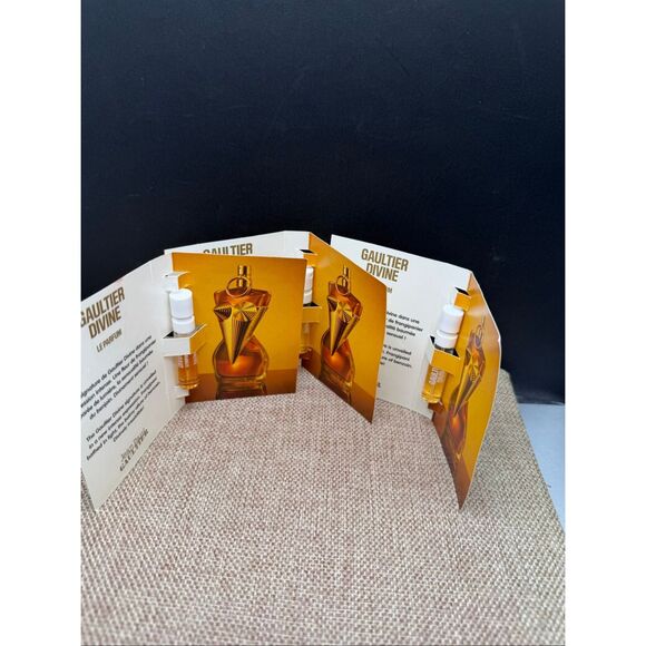 JEAN PAUL GAULTIER “GAULTIER DIVINE INTENSE” WOMENS LE PARFUM 3 SAMPLES NEW - Picture 3 of 4